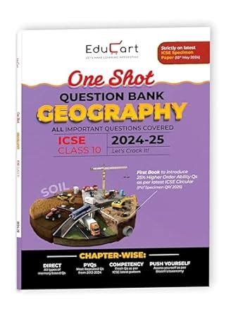 Educart ICSE Class 10 Geography One Shot Question Bank 2025 for 2024-25 ...