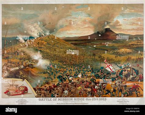 American civil war 1861 1865 chattanooga campaign hi-res stock ...