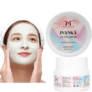 Ivanka De tan Cream Tan Removal for women With Cleanser Scrub And Mask ...