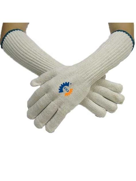 Long Cotton Knitted Safety Gloves Suppliers & Manufacturers in India