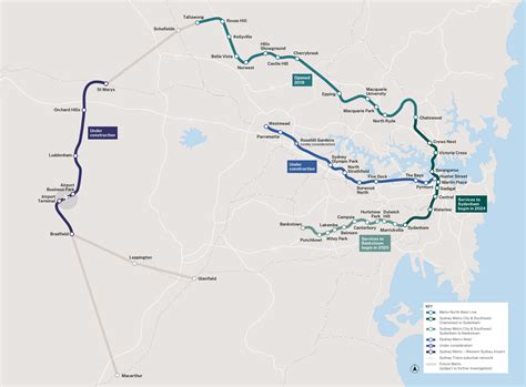 Sydney Metro map: Where does Sydney's new super-fast train stop?