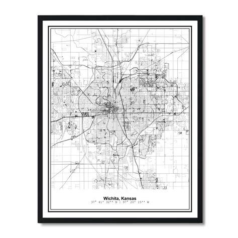 Susie Arts 8X10 Unframed Wichita Kansas Metropolitan City View Abstract ...