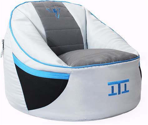 Amazon.com: Gaming Bean Bag Chair + Matching Footstool - [Cover ONLY No ...