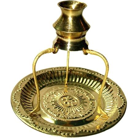 Buy SHIVDEV CRAFT Shivling Abhishek Stand Tripai Lota Set Shiva Lingam ...