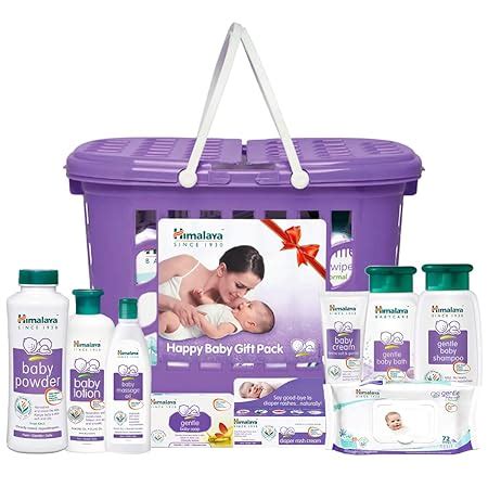 Himalaya Baby Basket Gift Pack (Violet)- Pack of Combo, Blue, 9 Count ...