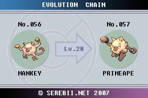 Pokemon Mankey Evolution Chart 的图像结果