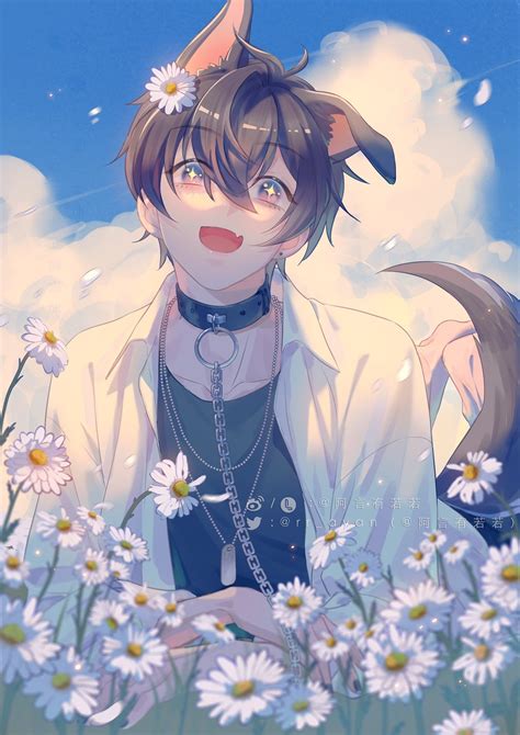 阿言有若若 on Twitter | Anime cat boy, Anime drawings boy, Anime sisters