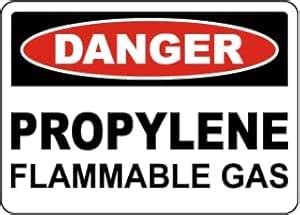 Safety Message Boards & Sign Acrylic Board | Danger-Propylene Flammable ...