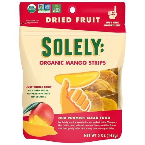 Solely Dried Mango Strips | Walgreens