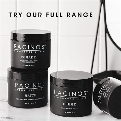 Pacinos Matte Hair Paste - Flexible Hold, No Shine, Sculpting & Styling ...