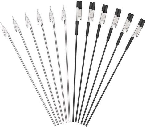 Buy 20Pcs Micro Steel Toothless Alligator Clip Sticks for Miniatures ...