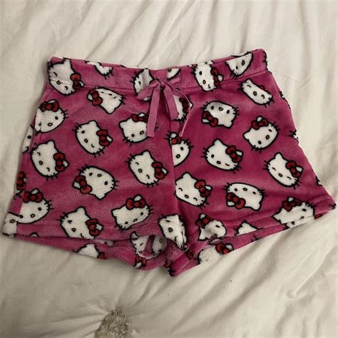 HELLO KITTY pink pajama shorts🎀 WITH... - Depop