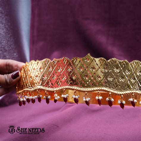 Plain Vaddanam Waist Belt | Traditional South Indian Waist Belt ...