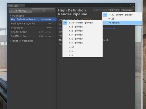 Unity HDRP Tutorial 的图像结果