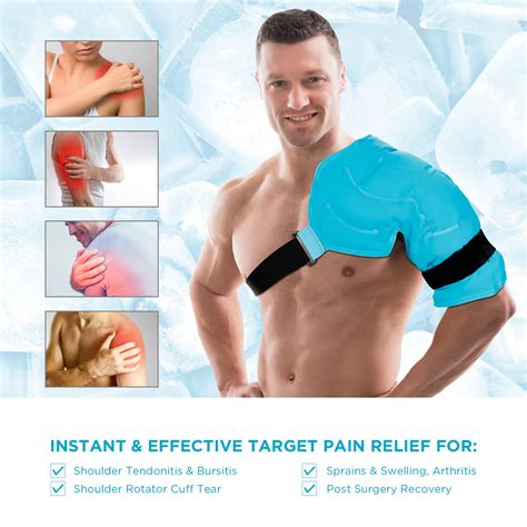 Snapklik.com : Shoulder Ice Pack Rotator Cuff Cold Therapy, Reusable ...