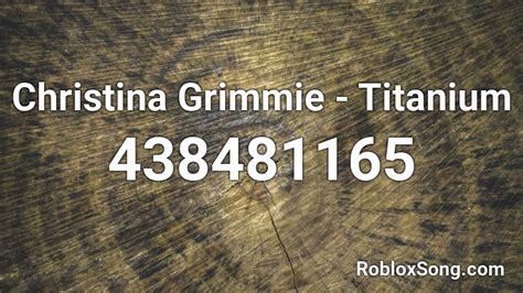 Image result for Titanium Song ID Code Roblox