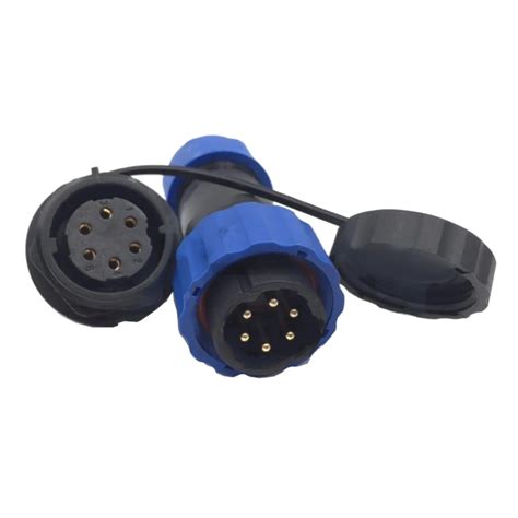 Probots SD20-6PIN 10A Waterproof Panel Mount Aviation Male Plug+Female ...