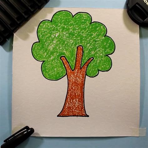 Image result for Simple Tree Drawing