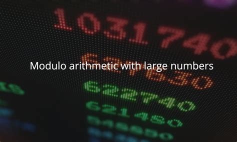Modulo Arithmetic 的图像结果