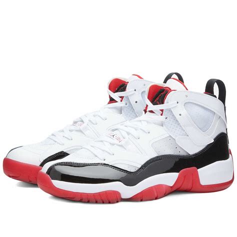 Air Jordan Men's Jumpman Two Trey Sneakers in White/Black/Red Nike ...