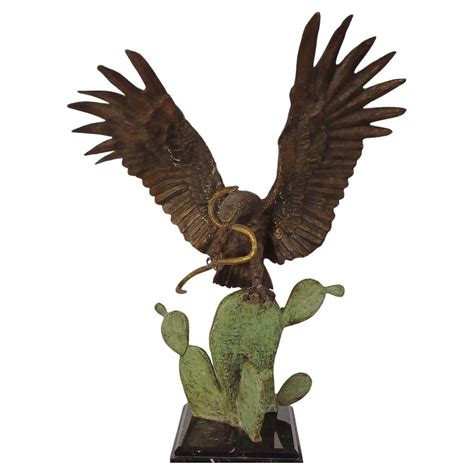 Bronze Sculpture of the Mexican Eagle by Alberto Estrada For Sale at ...