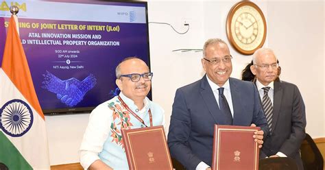 NITI Aayog's AIM and WIPO ink pact for joint innovation programs in ...