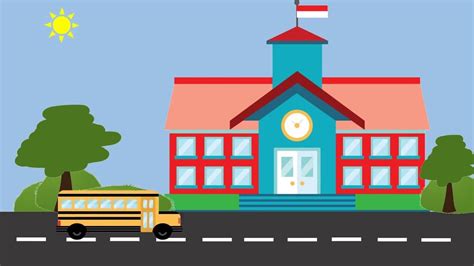Gambar Bangunan Sekolah Kartun Images Nomor Siapa