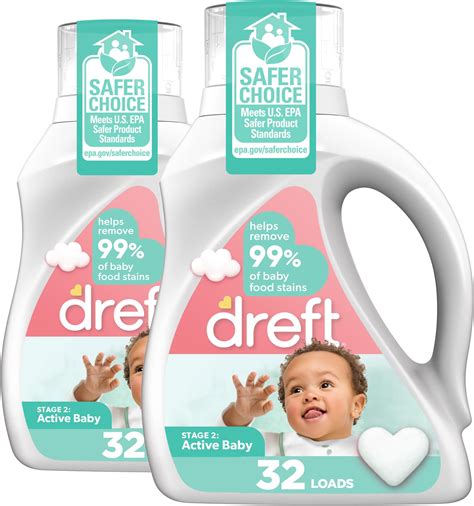 Amazon.com: Dreft Stage 2: Baby Laundry Detergent Liquid Soap, Natural ...