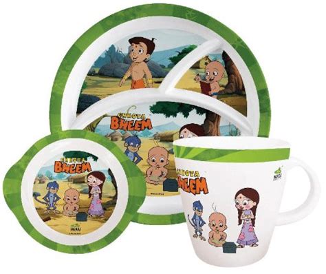 Buy Servewell Chhota Bheem Drawing Fun Kids Set, 3-Pieces Online at Low ...
