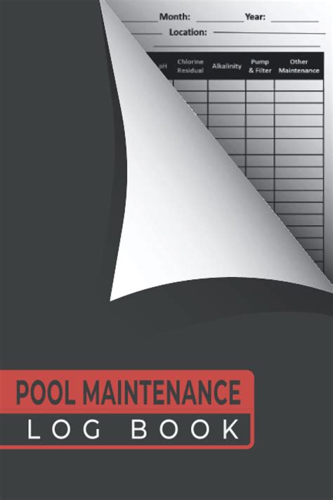 Buy Pool Maintenance Log Book: Swimming Pool Maintenance Checklist ...
