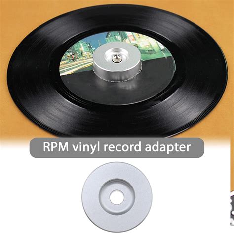 45 RPM Adapter Insert for 7 Inch Vinyl Record Player Turntables Adapter ...