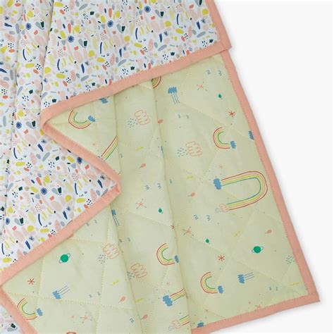 Buy PORTICO Little Peaches Cotton Printed Infant Quilt from Portico at ...