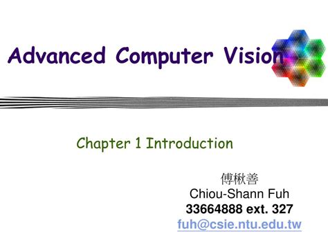 PPT - Advanced Computer Vision PowerPoint Presentation, free download - ID:3283446