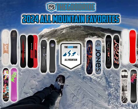 Favorite All-Mountain Snowboards of 2024 by The God Ride (video)