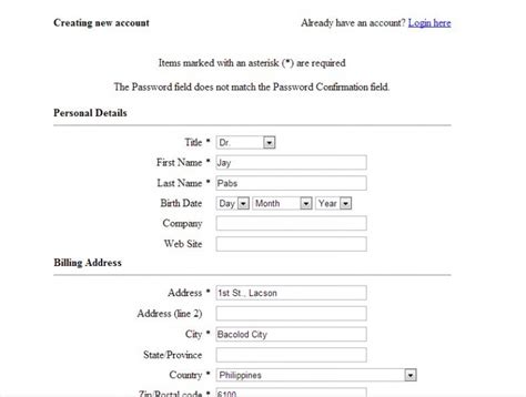 Image result for Creating a Registration Form Using Validation Visual Studio 2019