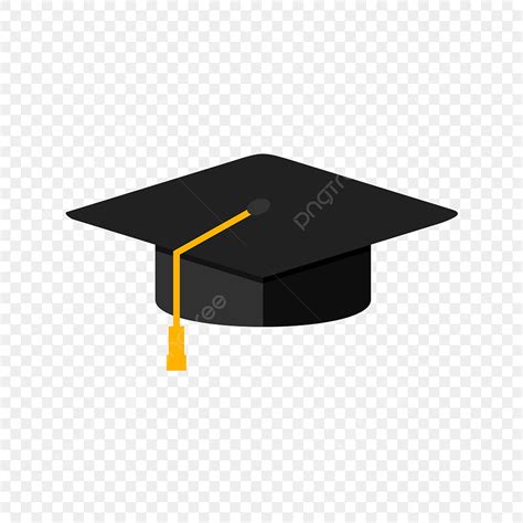 Silhouette Graduation Cap Clipart Vector, Graduation Cap Flat Multi ...