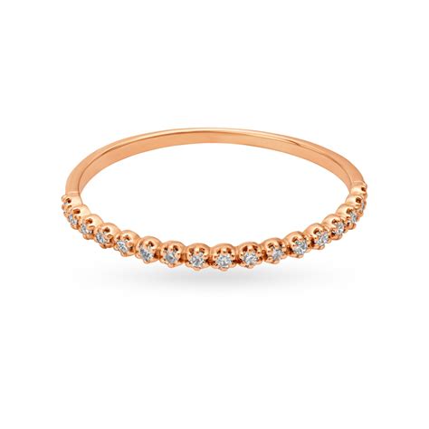 Chic Graceful Diamond Rings in Yellow, White and Rose Gold