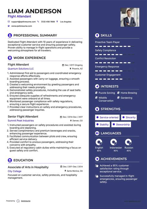 10+ Flight Attendant Resume Samples & Templates for 2025
