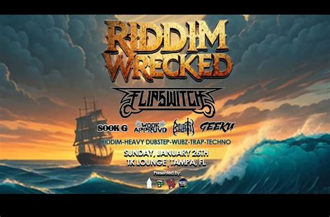 RIDDIM WRECKED-Gasparilla Afters at TK in Tampa, Tampa Karaoke Vip / TK ...