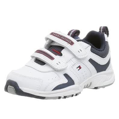 Tommy Hilfiger Toddler/Little Kid League Shoe,White/Navy,9 M US Toddler ...
