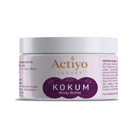 Buy Actiyo® Luxury Kokum Body Butter With Kokum Butter, infused with ...