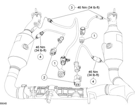 Locating O2 Sensor for 2014 Ford Flex 的图像结果