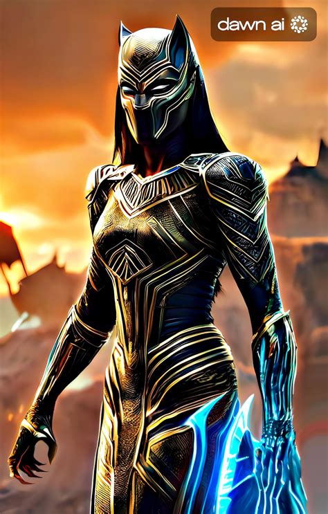 Black Panther Girl Concept by MarceloSilvaArt on DeviantArt