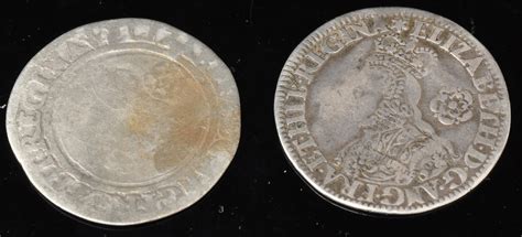 Lot 16 - An Elizabeth I milled sixpence, 1562, m.m.