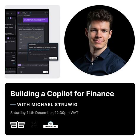 Join our Head of AI, Michael Struwig, PhD, next Saturday for a remote ...