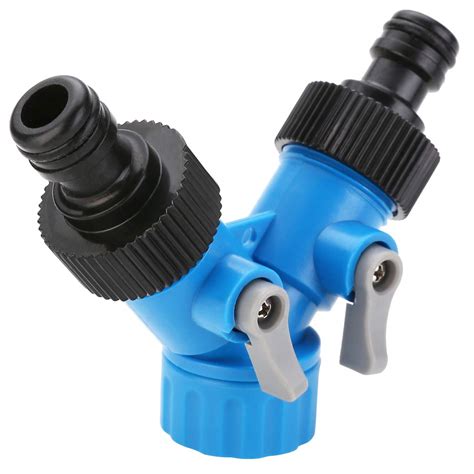 TumTum 3/4 Inch Two Way Tap Y Hose Pipe Garden Irrigation Splitter Tap ...