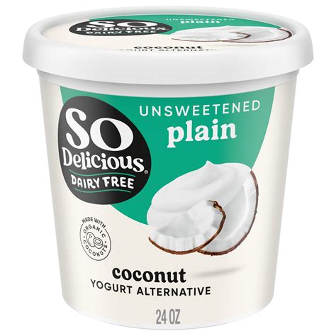 So Delicious Dairy Free Unsweetened Plain Coconut Yogurt Alternative ...