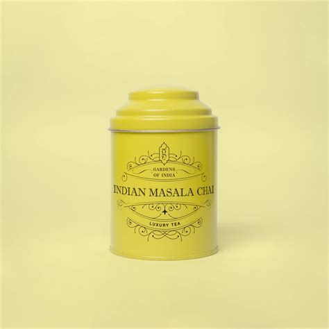 Indian Masala Chai Tin Can – Gardens Of India