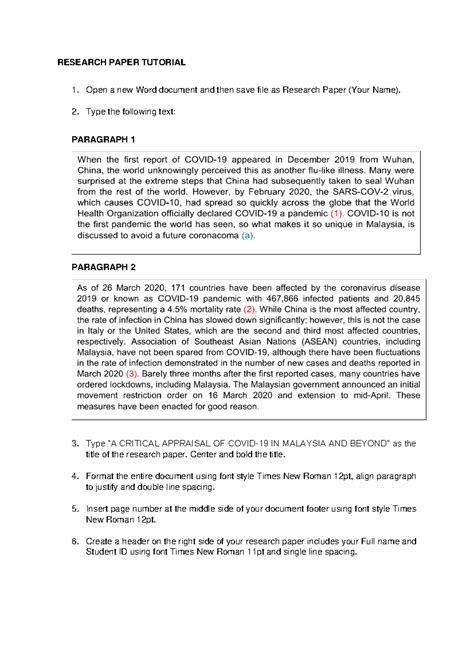 Image result for Research Paper Tutorial