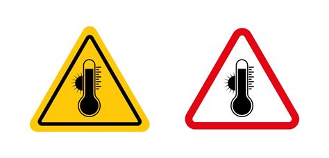 Image result for High Temperature Warning Sign